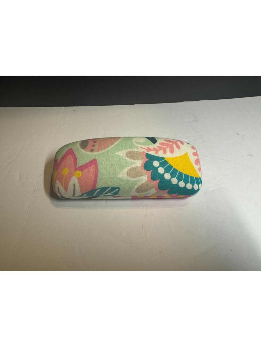 Vera Bradley Eye Glass Case In Blue Yellow Pink Floral